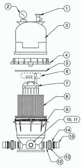 Pentair Clean and Clear Filter Parts