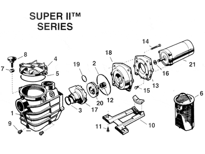 Hayward Super-II Pump Parts