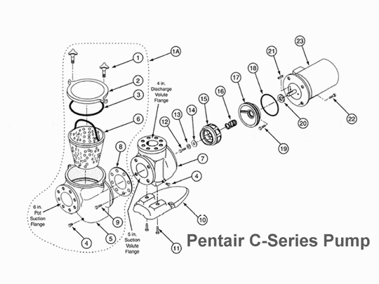 Pentair C-Series Pump Parts