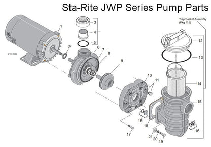 Sta-Rite JWP-Series Pump Parts