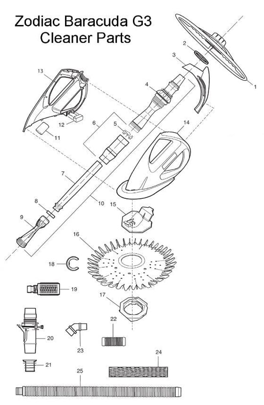 Zodiac Baracuda G3 Pool Cleaner Parts