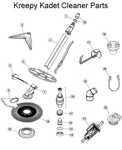 Kreepy Krauly Kreepy Kadet Pool Cleaner Parts