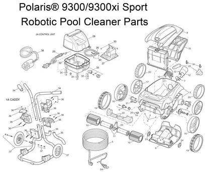 Polaris® 9300/9300XI Robotic Cleaner Parts