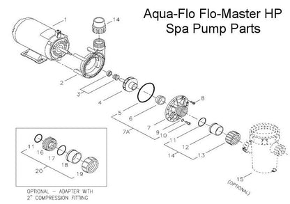 Aqua-Flo FMHP Spa Pump Parts