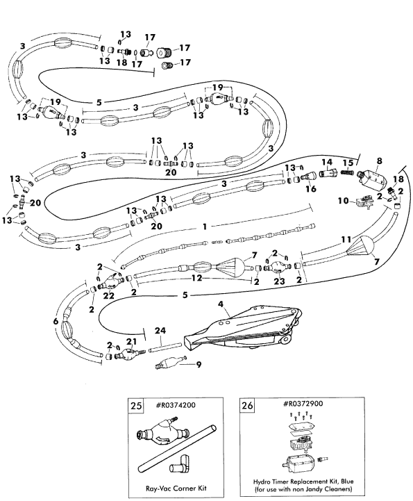 Ray-vac™ Cleaner Hose Assembly