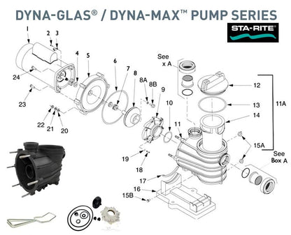 Sta-Rite Dyna-Glas Pump Parts