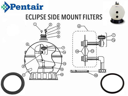 Pentair Eclipse Side-Mount Sand Filter Parts