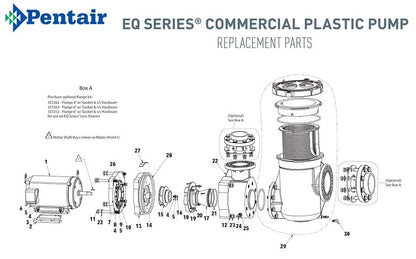 Pentair EQ Commercial Pump Parts