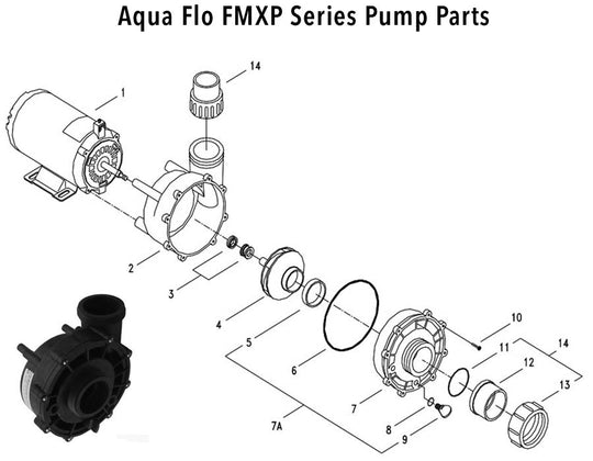 Aqua Flo FMXP Series Pump Parts