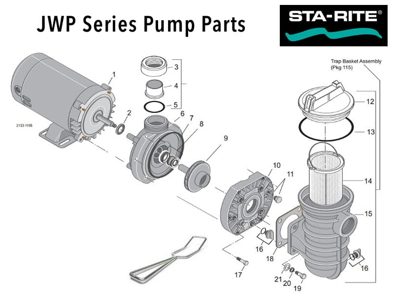 Sta-Rite JWP-Series Pump Parts