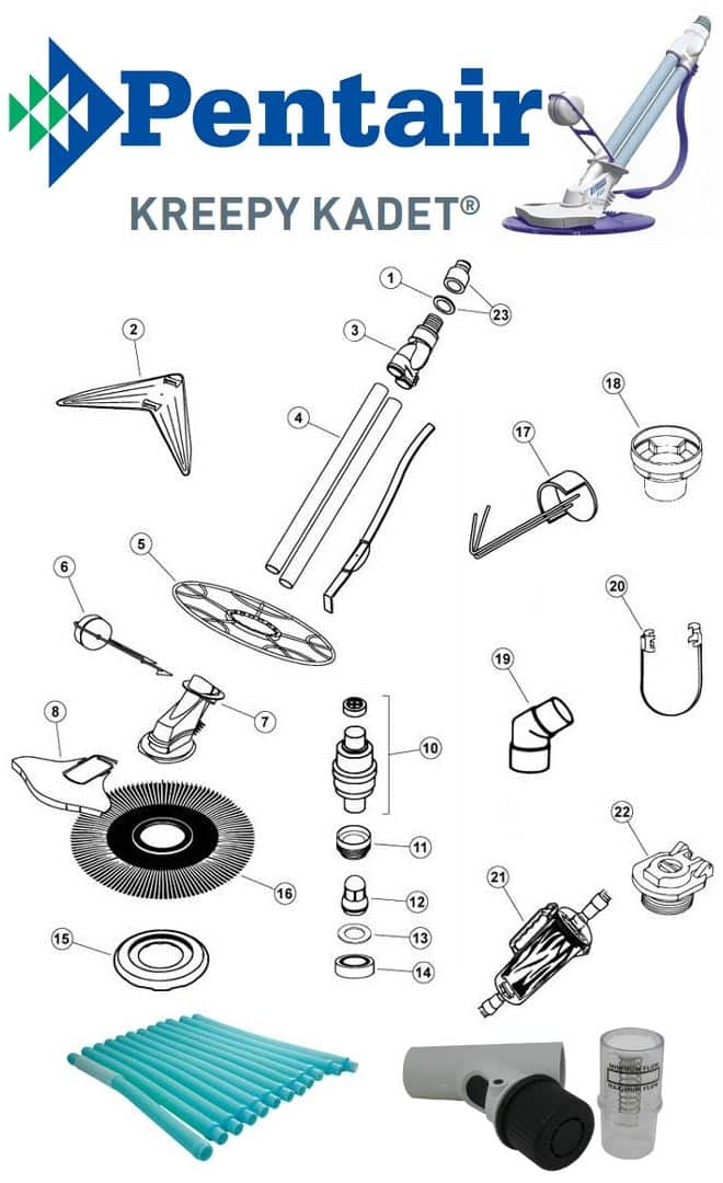 Kreepy Krauly Kreepy Kadet Pool Cleaner Parts