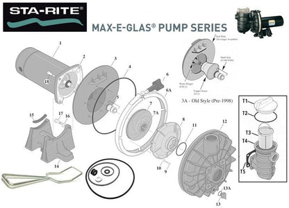 Sta-Rite MaxEGlas Pump Parts