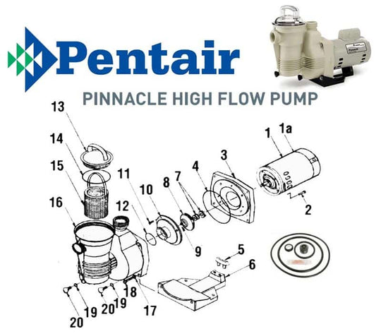 Pentair Pinnacle Pump Parts