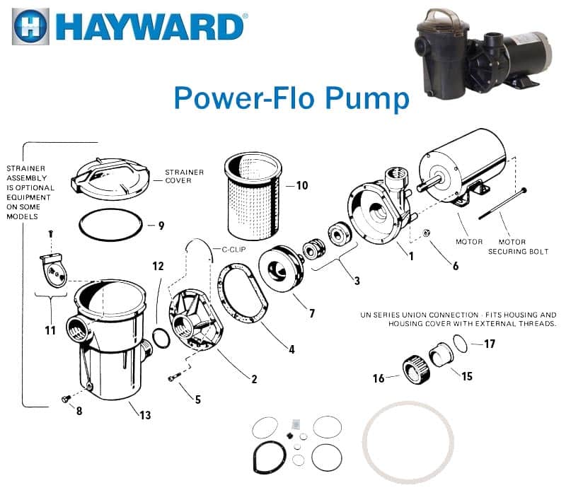 Hayward Power-Flo Pump Parts