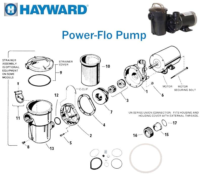Hayward Power-Flo Pump Parts