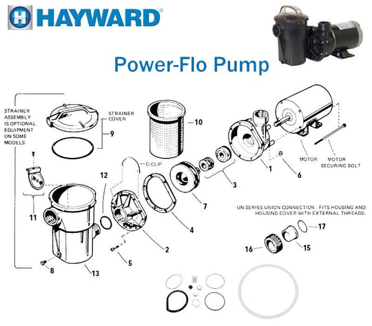 Hayward Power-Flo Pump Parts