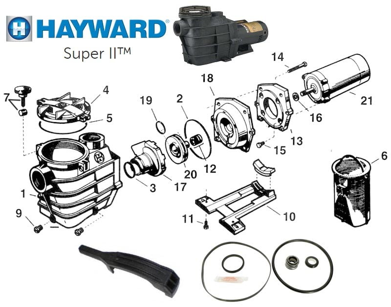 Hayward Super-II Pump Parts