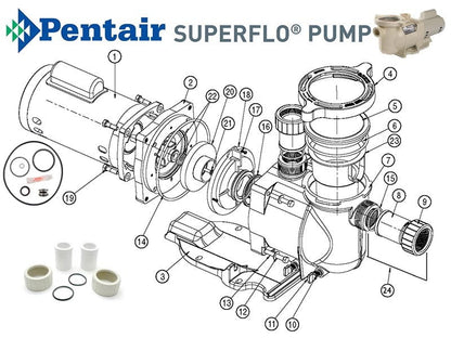 Pentair SuperFlo Pump Parts