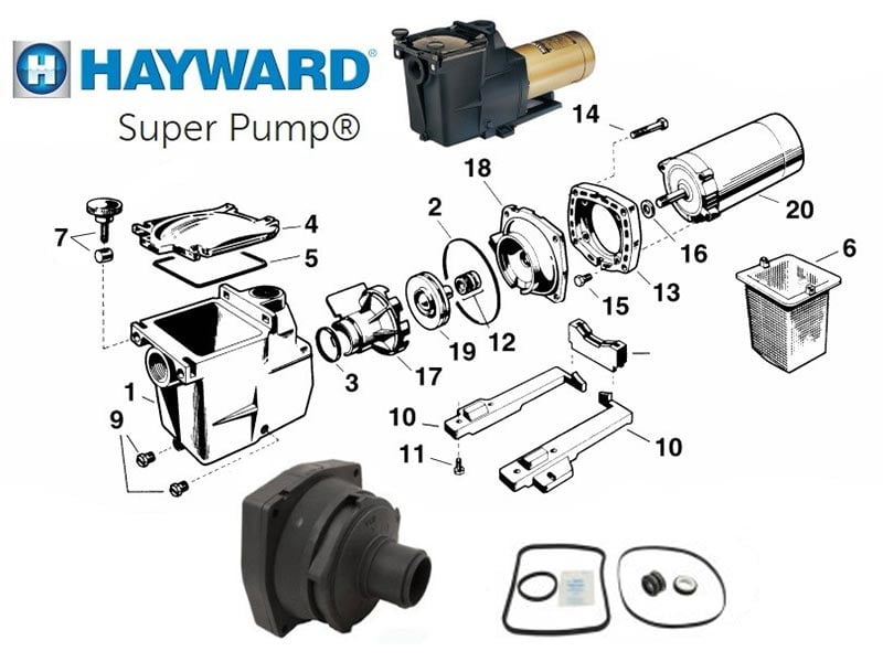 Hayward Super Pump Parts
