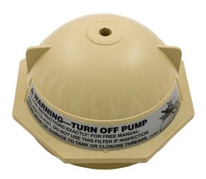 Pentair Triton II Closure, Tan, V Thread (before 12/91) (154559)