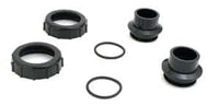 Pentair Bulkhead Union, 1.5 in. x 2 in. (set) ,black (After 11/98) (270004)