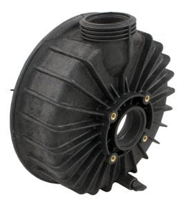 Pentair Challenger/Waterfall Front Housing, Black, w/Threaded Suction (355302)