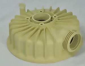 Pentair Challenger Front Housing, Almond, Suction Not Threaded. (355469)
