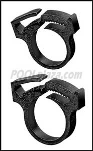 Pentair Legend II Pool Cleaner, Sweep Hose Attach Clamp 2pk. (EB15)