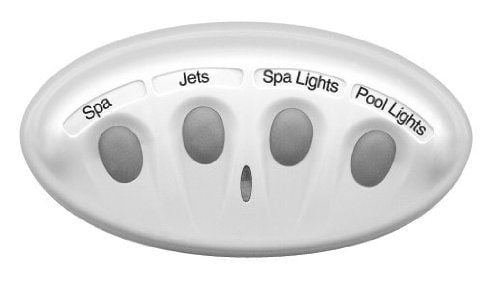 Pentair Intellitouch iS4 4-Function Spa-side Remote, White, 50 ft cord (521883)