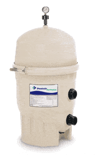 Pentair-PacFab Clean And Clear Plus, Cart. Fltr, 420 Sq. Ft., w/Bulkhead Union Set (160301)