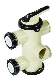 Pentair FullFloXF Backwash Valve w/Unions, Sta-Rite Version, Top Inlet 2 to 3 in. Ports (262507)
