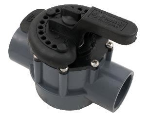 Pentair/Compool Lube-Free 2 Port, 1.5 in. x 2.0 in. PVC Valve (263038)