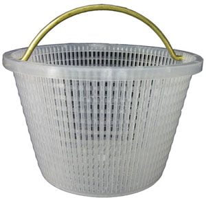 Pentair Bermuda Skimmer Repl. Basket w/Handle, White (516112) (516112Z)