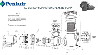 Pentair EQ Commercial Pump Parts