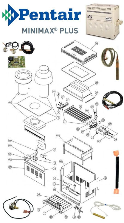 Pentair MIniMax Plus Heater Parts
