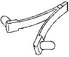 Pentair Rainbow Delrin Spring Clip (R22001)