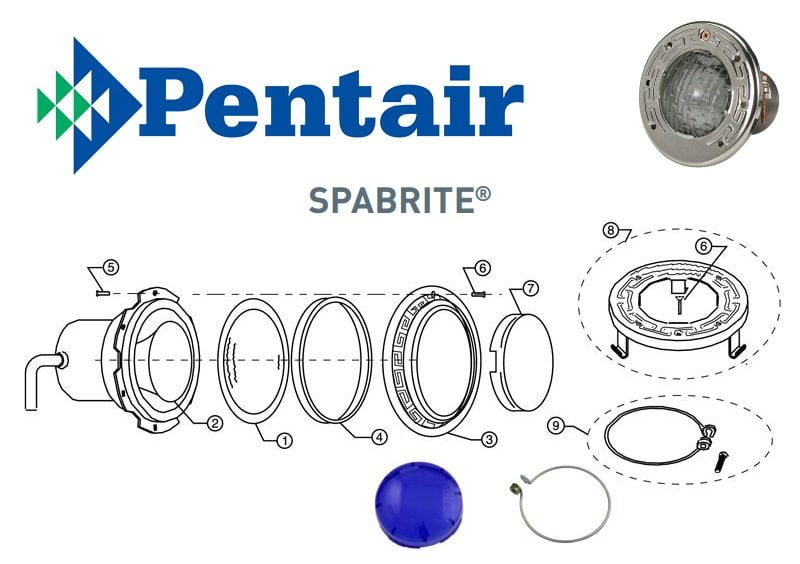 Pentair SpaBrite Light Parts