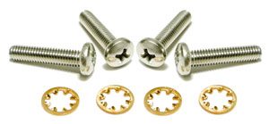 17a - Polaris® 3900 Axle Block Screws, 10-32x7/8 in., SS w/Star Washer (4 of 48-045)