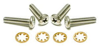 17a - Polaris® 3900 Axle Block Screws, 10-32x7/8 in., SS w/Star Washer (4 of 48-045)