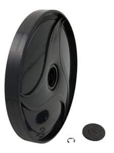Polaris® 380 Pool Cleaner, Black, Double Side Wheel (9-100-1004)