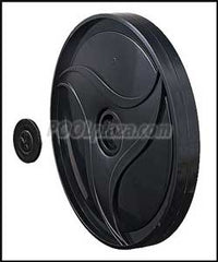 Polaris® 380 (Booster) Pool Cleaner, Black, Single Side Wheel (9-100-1117)