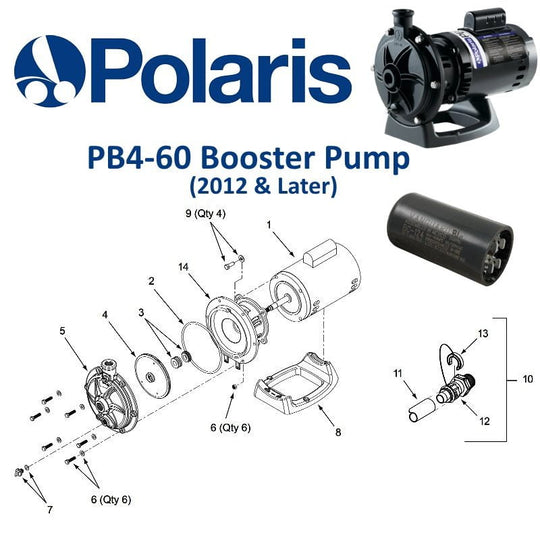 Polaris® PB460 Booster Pump Parts (2012 and After)