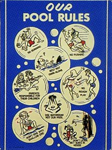 Poolmaster Adult Animation Sign (41336)
