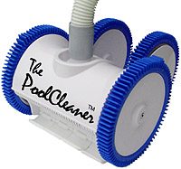 Poolvergnuegen (The Poolcleaner) 4 Wheel (4X) White Suction Pool Cleaner (896584000-020) (W3PVS40JST)