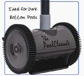 Poolvergnuegen (The Poolcleaner) Dark Gray 2 Wheel (2X) Suction Pool Cleaner (896584000-518) (W3PVS20GST)