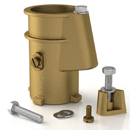 S.R. Smith Perma Socket, Brass, 4 inch (PS-4019-BC)