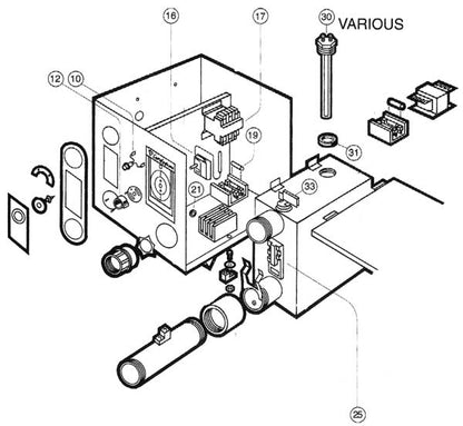 Hayward PSE Electric Heater Parts
