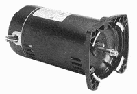 A.O. Smith Square Flange Motor, Full Rated, 1.5 HP, 1.47 SF, 208-230/460v, Three Phase (Q3152)