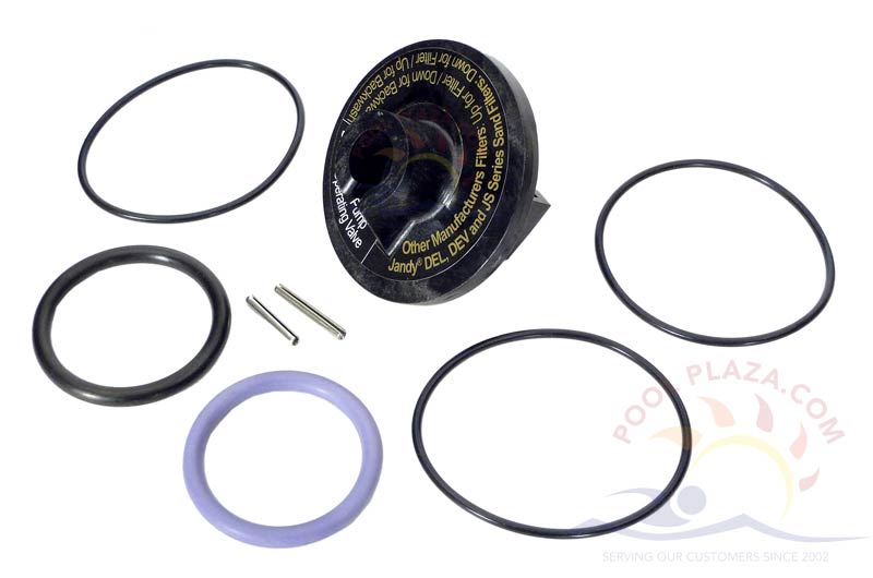 01 - Jandy® Push-Pull Side Mount Valve, Rebuild Kit, SVLV2/SVLV8, Incl. Parts marked 1 (R0442100)