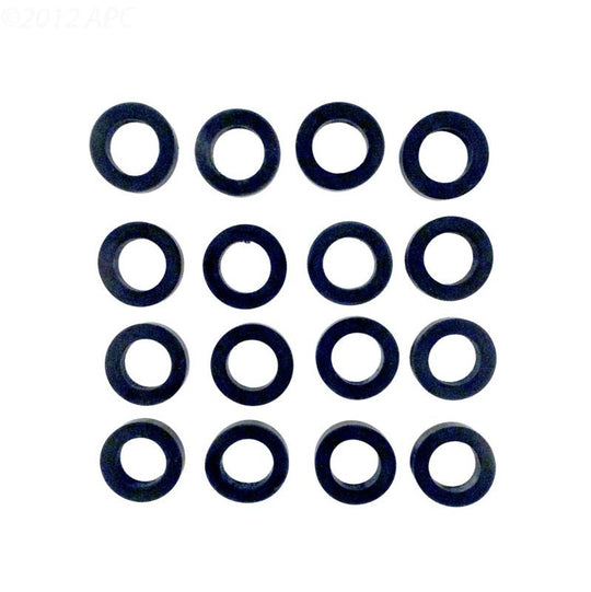Jandy® Legacy LRZ Header Gasket Assembly, Polymer & Bronze I/O, set of 16 (R0454300)